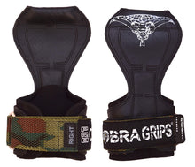 Load image into Gallery viewer, Cobra Grips Weight Lifting Gloves with Adjustable Neoprene Padded Wrist Wraps -  (PRO Milt CAMO Rubber)
