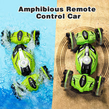 Load image into Gallery viewer, Amphibious Remote Control Car Boat - 4WD Gesture RC Stunt Car 2.4 GHz Transforms Waterproof Vehicle Toys
