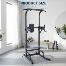 Load image into Gallery viewer, Free Standing Power Tower Pull Up Bar and Dip Station
