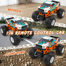 Load image into Gallery viewer, 1:16 Scale RC Monster Truck - 2.4GHz All Terrain Car for Kids 4-12, 20 Km/h Off Road RC Truck
