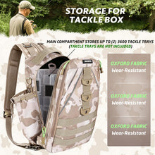Load image into Gallery viewer, ROCRETA Fishing Backpack with Tackle Boxes,Fishing Lure Kit and Tool
