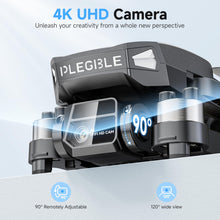 Load image into Gallery viewer, FPV Foldable RC Quadcopter with 3 Batteries, 45 Mins Long Flight Time, Beyond-Range Loss Alert
