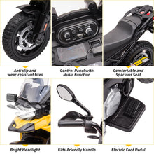 Load image into Gallery viewer, 12V 7Ah Electric Ride On Vehicle for Kids, Licensed BMW Motorcycle with 2 Speeds, Kids Motorcycle, LED Lights, Spring Suspension, Music
