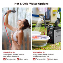Load image into Gallery viewer, CAMPLUX Nano 3 Ultra, Constant Temperature Portable Propane Water Heater, Rechargeable Water Heater &amp; Shower Pump, CSA Certified Safety, Propane Camping Shower, for RVs, Hiking, Fishing &amp; Glamping
