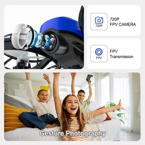 Drones for Kids with Camera, Rc Drone Indoor Small Helicopter, Birthday Gifts for Boys and Girls Beginners Friendly, Mini Quadcopter Toy