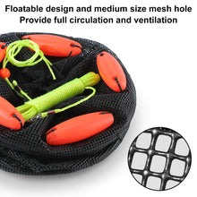 Load image into Gallery viewer, Large Collapsible Floating Fish Basket – Mesh Bait Pen Net for Live Fish
