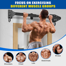 Load image into Gallery viewer, Kipika Heavy Duty Wall Mounted Pull Up Bar - (32" Straight Type &amp; Foam-padded Handles)
