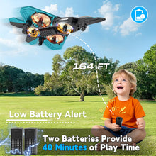 Load image into Gallery viewer, Remote Control Airplanes RC Planes for Kids Adults 4-7 8-16, RC Airplane Fighter Jet with Light, 360° Flip Fighter Jet Toy

