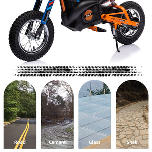 Kids Ride on Motorcycle,24V Electric Car for Kids,13.6MPH Max Electric Dirt Bike with Variable Speed (24V, Blue)