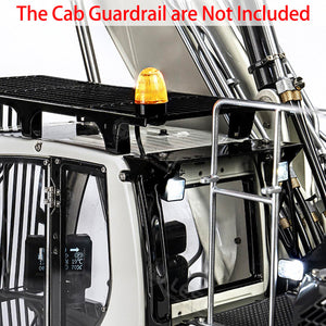 1/14 LESU RC Hydraulic Excavator Metal Unpainted Unassembled for LR945 3-Arm RC Digger Model KIT Motor