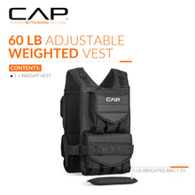 Load image into Gallery viewer, CAP Barbell Adjustable Weighted Vest, 60 lb
