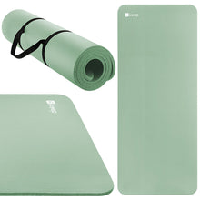 Load image into Gallery viewer, KEEP Extra Thick NBR Yoga Mat for Women &amp; Men, 15mm Thick, 72”x32” Large Exercise Mat with Non-Slip Workout Mat for Yoga, Pilates, Stretching, Meditation – Wide &amp; Cushioned Fitness Mat,Green
