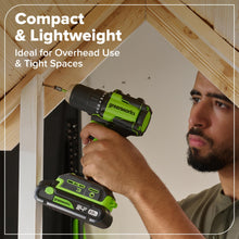 Load image into Gallery viewer, GREENWORKS 24V (5-TOOL) Combo (Drill + Impact Driver + Circular Saw + Multi-Tool + Flashlight), 4.0Ah + 2.0Ah (24,000mAh Power Bank) Batteries, (2) Cables, 65W Rapid Charger
