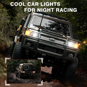 1/12 Scale RC Crawler, MN-82S LC79 RTR RC Truck 4x4 Off Road Vehicles 2.4GHz RC Rock Crawler Car (Black)