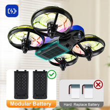 Load image into Gallery viewer, Drones for Kids with Camera, Rc Drone Indoor Small Helicopter, Birthday Gifts for Boys and Girls Beginners Friendly, Mini Quadcopter Toy
