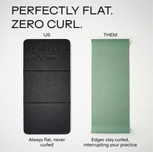 Load image into Gallery viewer, Stakt Foldable Yoga Mat Pro, 2 in 1 with Premium Textured Grip, Non Slip, Folding Exercise and Fitness Mat for Pilates, Strength Training, and High Impact Workouts - Black
