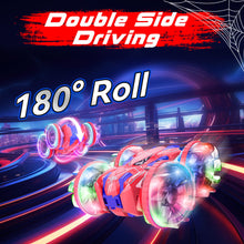 Load image into Gallery viewer, Amphibious Remote Control Car: Spider Double Sided 360° Flip Rotating RC Car Toy for 3+ Years Old Boys Girls Waterproof 2.4GHz RC Stunt Car
