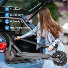 Load image into Gallery viewer, Electric Scooter Adults, Powerful 350W E-Scooter, Max 19 Mph &amp; 19-23 Miles Range Scooters, Folding Scooters with 8.5&quot; Solid Tires

