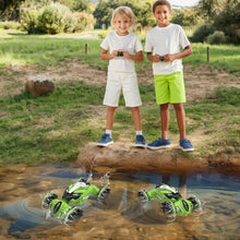 Load image into Gallery viewer, Amphibious Remote Control Car Boat - 4WD Gesture RC Stunt Car 2.4 GHz Transforms Waterproof Vehicle Toys
