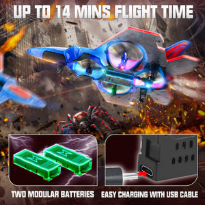 Drones for Kids | 2.4GHZ RC Plane, Spider Toys for Boys, Remote Control Spider, Remote Control Airplane, RC Helicopter