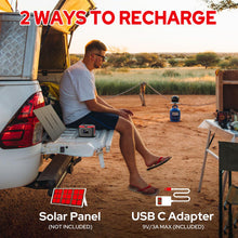 Load image into Gallery viewer, Portable Power Station 120W Outdoor Power Bank Generator with USB C Outlet
