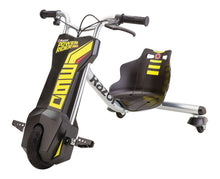 Load image into Gallery viewer, Razor Power Rider 360 9 MPH Drifting Trike Ride-On Electric Powered Tricycle, Black, Yellow
