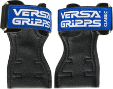 Load image into Gallery viewer, Versa Gripps® Classic, Wrist Straps for Weightlifting Alternative -  Blue, XS
