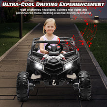 Load image into Gallery viewer, Ride On Car for Kids, MOEYURO 24V Battery Powered Off-Road UTV w/Remote Control, 4x150W Motors,4 Shock Absorbers
