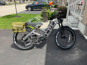 Pro II 4000W 46MPH Electric Bike for Adults, 52V 70AH Battery Dual Motor 200Miles Long Range Ebike Full Suspension