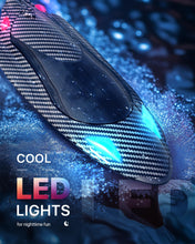Load image into Gallery viewer, Remote Control Boat with LED Light, rc Jet Boat,35KM/H Remote Control Speed Boat for Kids with 2 Batteries, 2.4GHz RC Boats
