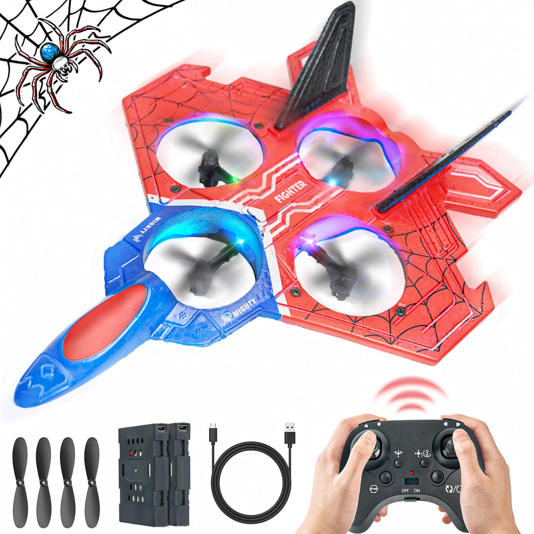 Drones for Kids | 2.4GHZ RC Plane, Spider Toys for Boys, Remote Control Spider, Remote Control Airplane, RC Helicopter