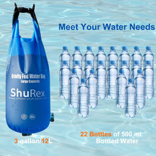 Load image into Gallery viewer, ShuRex 12L Gravity Fed Water Filtration System with Adjustable Tree Strap
