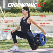 Load image into Gallery viewer, ZELUS Weighted Vest Woman, Adjustable Weighted Vest 1-10lb/ 1-15lb with Removable Z-Fit Soft Iron Weights, for Weight Loss Running Walking Rucking Strength Training, Reflective &amp; Pocket Design
