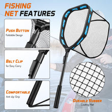 Load image into Gallery viewer, PLUSINNO Fishing Net with Floating Fish Basket, Kayak Fishing AccessoriesBL
