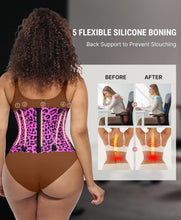 Load image into Gallery viewer, FeelinGirl Belt Tummy Control Waist Cincher Trimmer ,Body Shaper Rose Leopard 3XL
