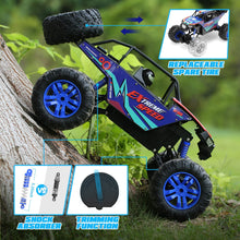 Load image into Gallery viewer, Large 1:8 Scale Upgraded RC Cars Remote Control Car for Adults Boys, Off Road Monster Truck with Realistic Sound, 2.4Ghz 4WD
