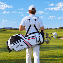 Load image into Gallery viewer, GoHimal 14-Way Lightweight Golf Stand Bag with Multiple Pockets White

