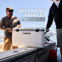 Load image into Gallery viewer, Igloo Marine Ultra 100 Qt Latitude Hard Cooler, White
