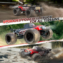 Load image into Gallery viewer, 1:16 Scale All Terrain RC Car, 4x4 High Speed 40 KPH RC Truck, 2.4Ghz Remote Control Truck with 2 Batteries
