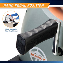 Load image into Gallery viewer, Marcy Under Desk Mini Pedal Leg and Arm Exercise Cycle with Adjustable Magnetic Resistance Leg Exercisers - Grey
