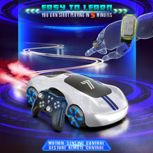 Load image into Gallery viewer, Sensing Remote Control Car, Drift RC Stunt Car with Light Spray &amp; Sound, 2.4GHz Hobby RC Cars Toy for Kids
