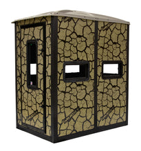 Load image into Gallery viewer, Striker Box Blind W/Elite 5' Tower/Steel WALL CONSTUCTION/Cracked MUD CAMO
