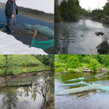 Load image into Gallery viewer, Lawaia Collapsible Crab &amp; Shrimp Trap - Portable Folded Cast Net with Float and Chain - 3m
