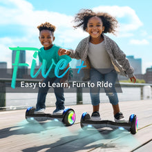 Load image into Gallery viewer, Scooter, Electric Scooters with 6.5&quot; Flash Wheels &amp; LED Headlights Fender Lights, All Terrain for Girls Boys Kids Ages 5+
