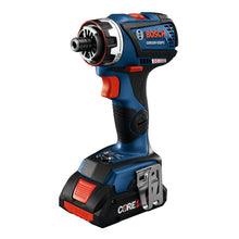 Load image into Gallery viewer, BOSCH GXL18V-270B22 18V Brushless 2 Tool Combo Kit with 5-in-1 Flexiclick Cordless Drill Driver and StarlockPlus Oscillating Multi Tool (Tool Set Includes: CORE18V Battery, Charger &amp; Attachments)

