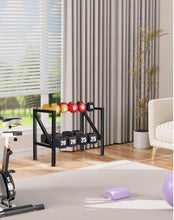 Load image into Gallery viewer, FHXZH 2-Tier Dumbbell Rack Stand Only - Small Weight Rack for Home Gym
