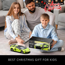 Load image into Gallery viewer, Lamborghini Remote Control Car, 1:24 Scale Electric Sport Racing Hobby Toy Car Lamborghini Model Vehicle, Green
