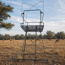 Load image into Gallery viewer, 6FT Hunting Stand with Blind, 1-2 Man 4' x 4' Platform Deer Stand Tripod
