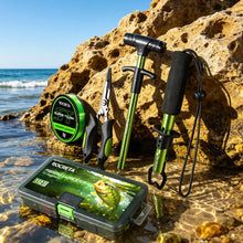 Load image into Gallery viewer, ROCRETA Fishing Backpack with Tackle Boxes,Fishing Lure Kit and Tool
