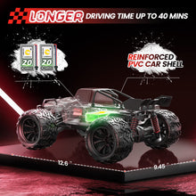 Load image into Gallery viewer, 1:16 Scale All Terrain RC Car, 4x4 High Speed 40 KPH RC Truck, 2.4Ghz Remote Control Truck with 2 Batteries
